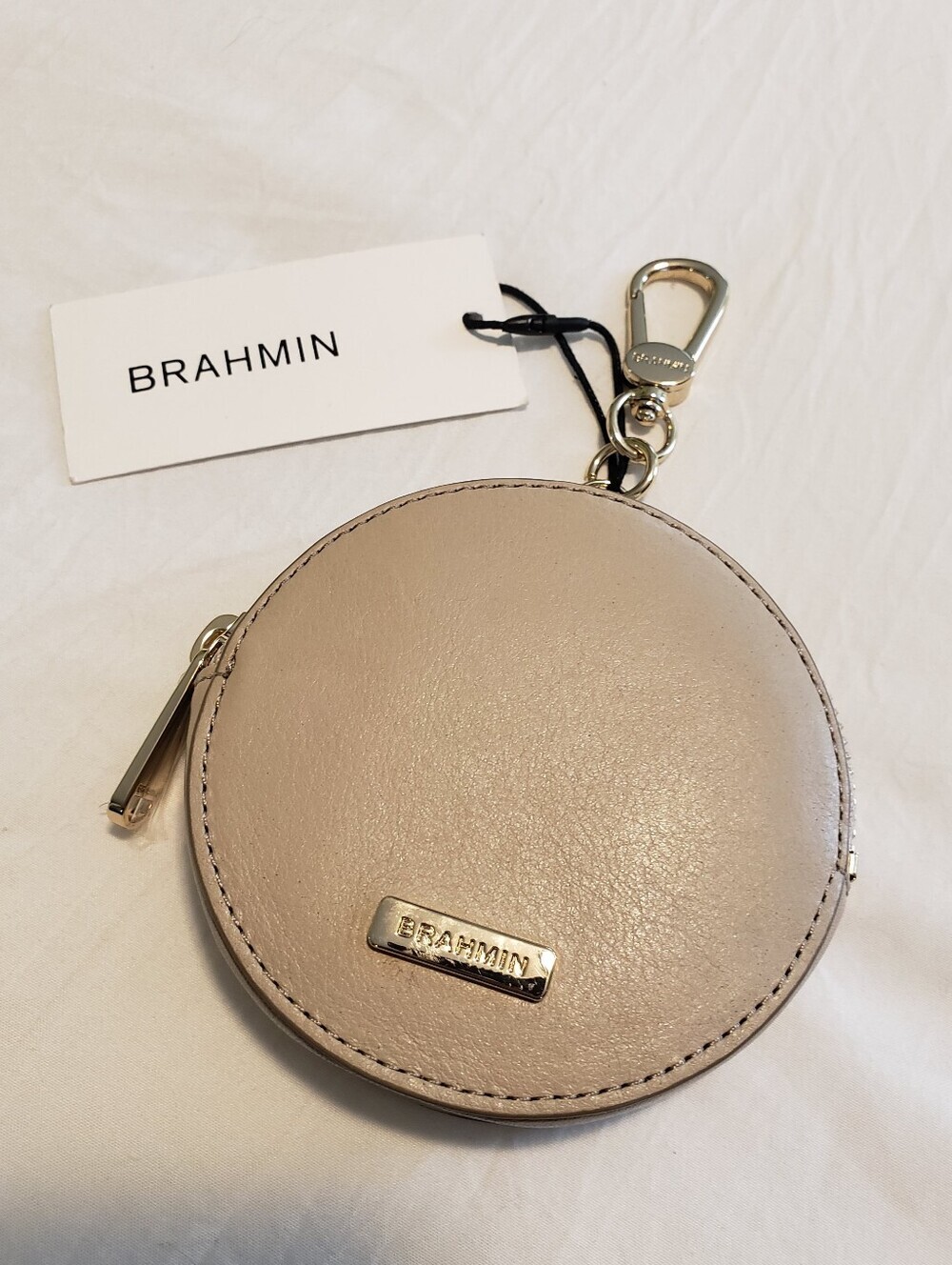 NWT Brahmin Circle Coin Purse Brindle Moonstone In Color Ret. $95